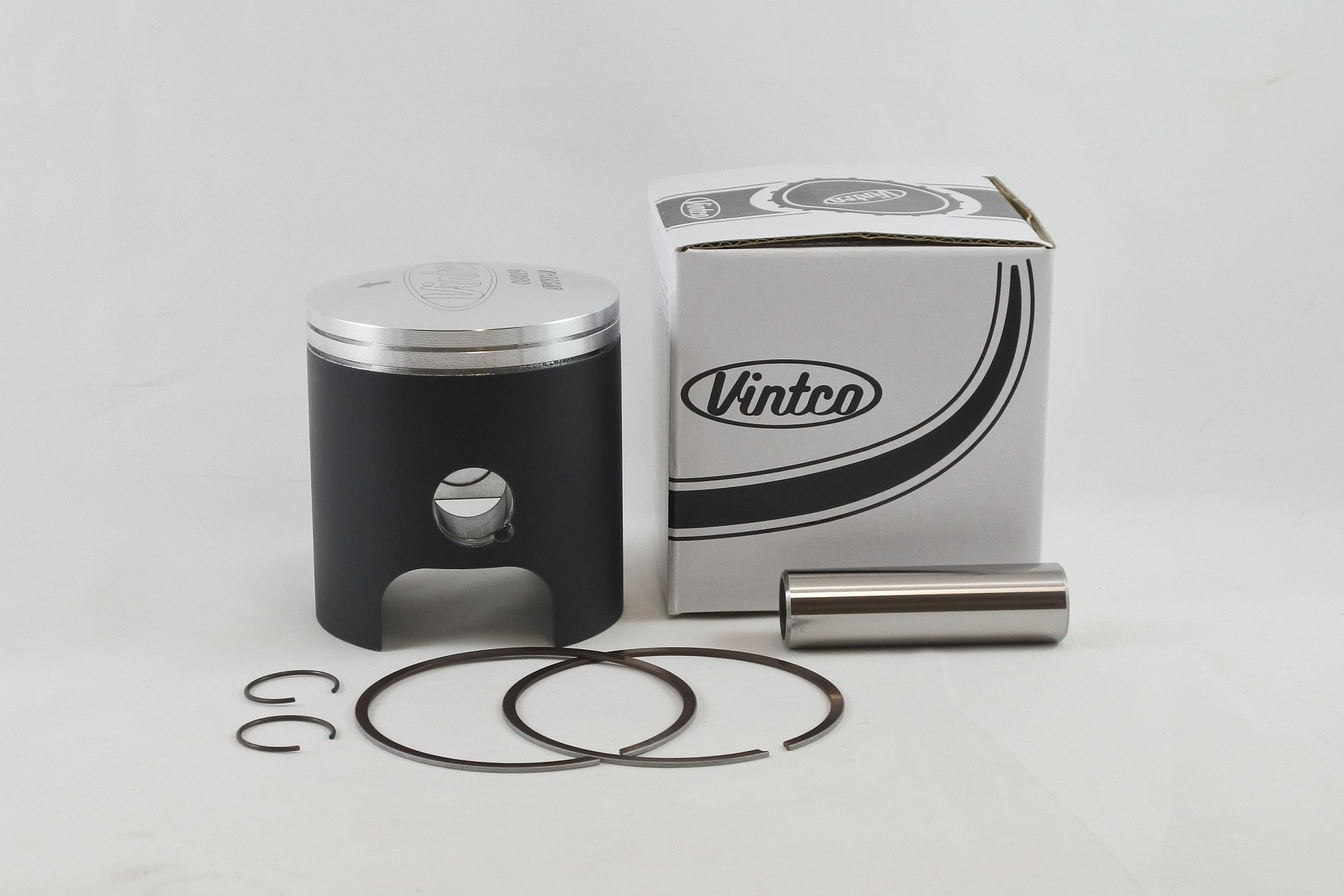 PISTON KIT 73-75 YAMAHA R5 350 65.0mm 1.0mm OVER VINTCO PSY13-1.0 thumbnail 2