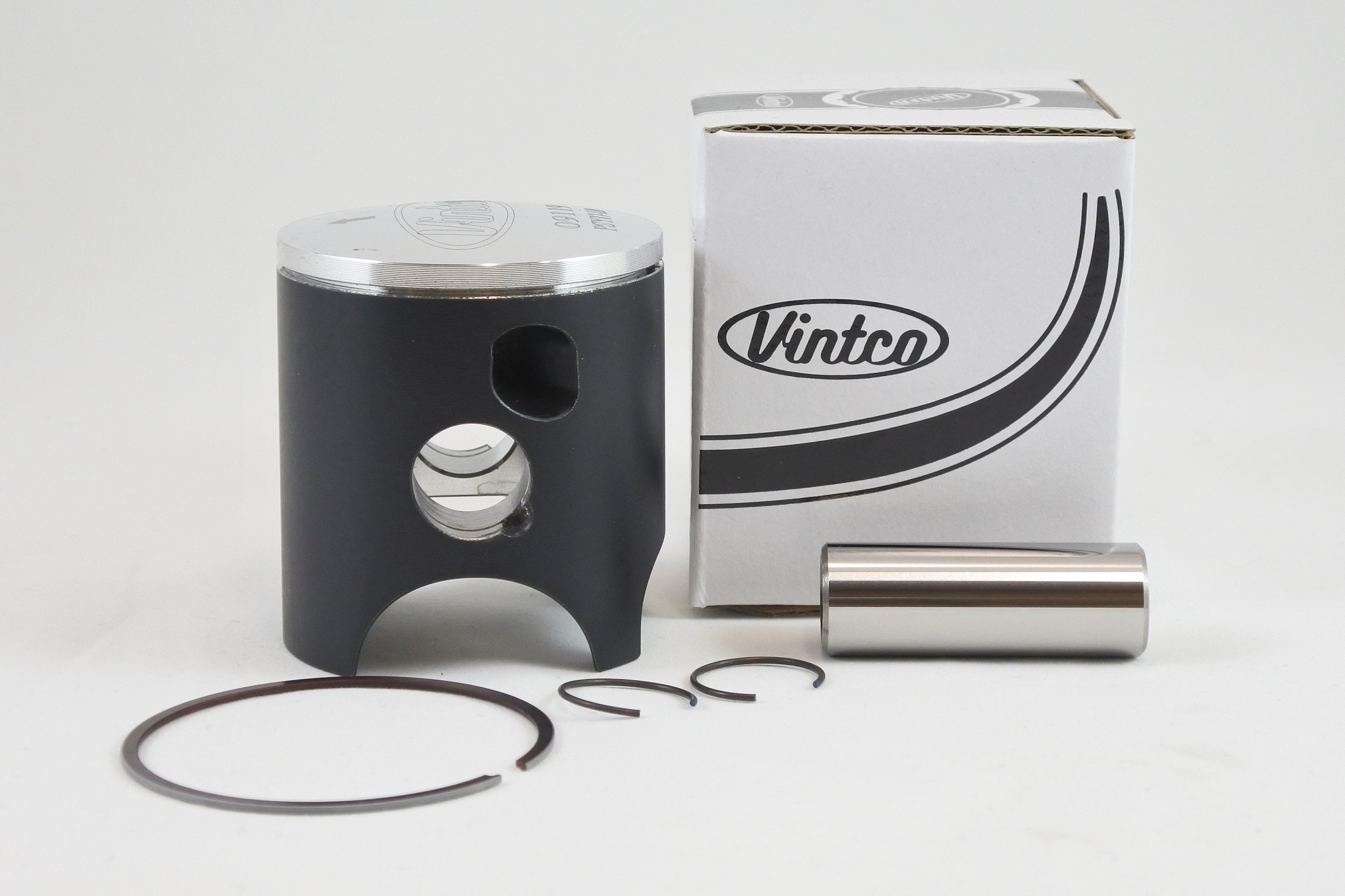 PISTON KIT 73-75 YAMAHA RD 250 55.0mm 1.0mm OVER VINTCO PSY17-1.0 thumbnail 2