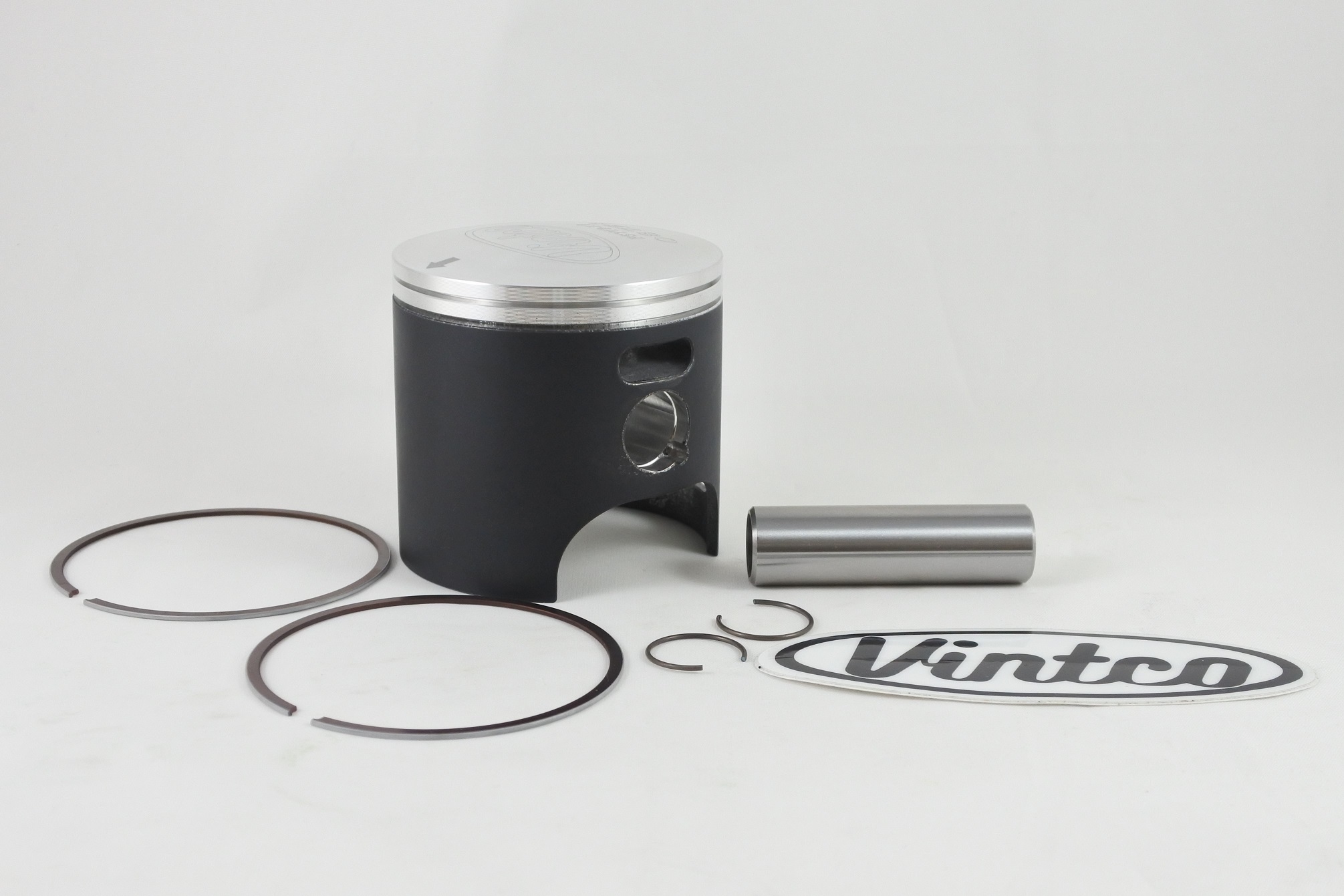 PISTON KIT 84-86 YAMAHA IT 200 67mm 1.0mm OVER VINTCO PSY18-1.0 image 1