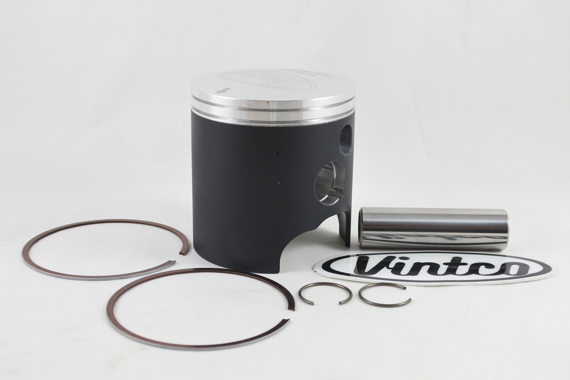 PISTON KIT 91-91 YAMAHA WR YZ 250 69.5mm 1.5mm OVER VINTCO PSY21-1.5 image 1