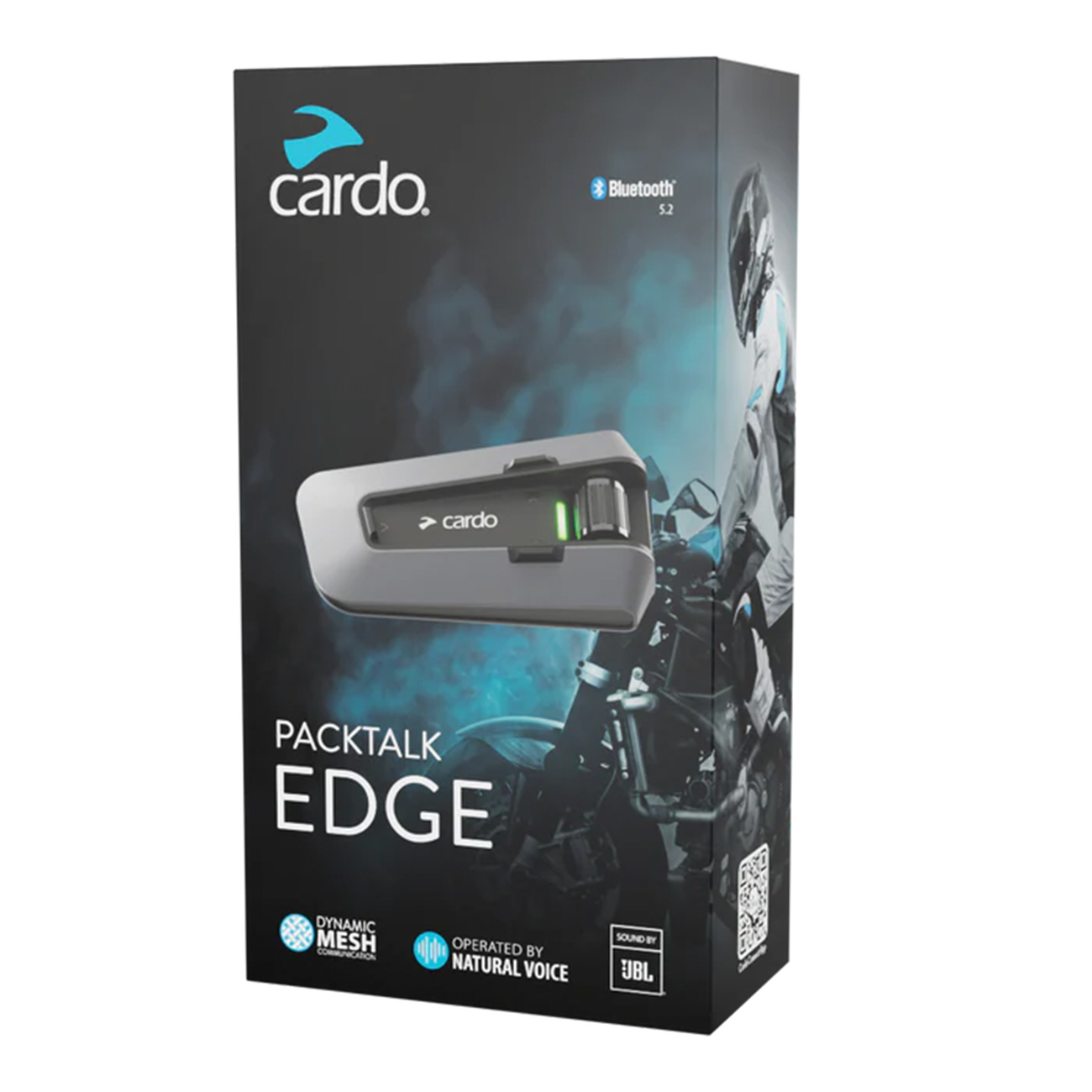 CARDO PACKTALK EDGE HELMET INTERCOM SINGLE UNIT, TRACK COMMUNICATION, WIRELESS image 1