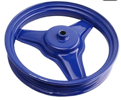 WHEEL RIM FRONT BLUE YAMAHA PW50 5M0-25180-00-FH image 1