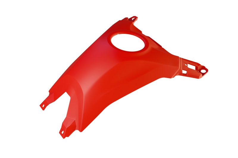 FUEL TANK COVER YAMAHA T7 700 2025 R-TECH R-COVT7RS0025 RED image 1
