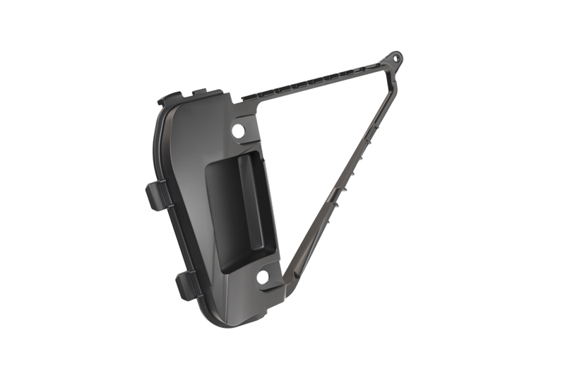 AIR FILTER COVER BRACKET HONDA CRF 250 450 2025 R-TECH BLACK REVOLUTION R-CPCFCRFNR26 image 1
