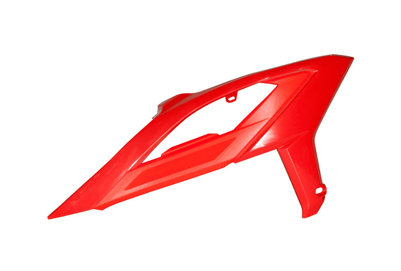 RADIATOR SCOOPS 2023-24 BETA RED, RTECH R-CVBETRS0023 image 1