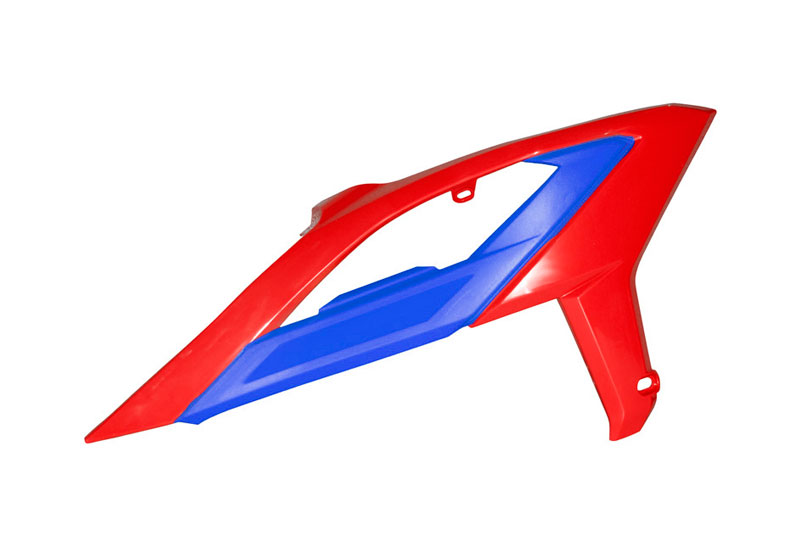 RADIATOR SCOOPS 2023-24 BETA RED/BLUE, RTECH R-CVBETRSBL23 image 1