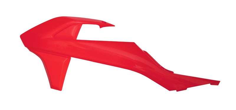 RADIATOR SCOOPS 21-23 MC50, MC-E 3 / MC-E 5 RED, RTECH R-CVKTMRG0050 image 1