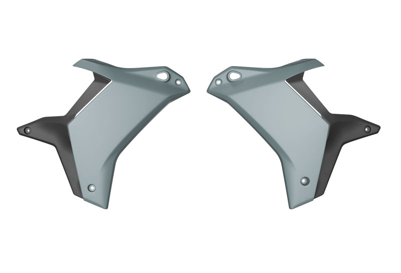 RADIATOR SCOOP YAMAHA TENER 700 2025 R-TECH R-CVT7GRNR025 GREY image 1
