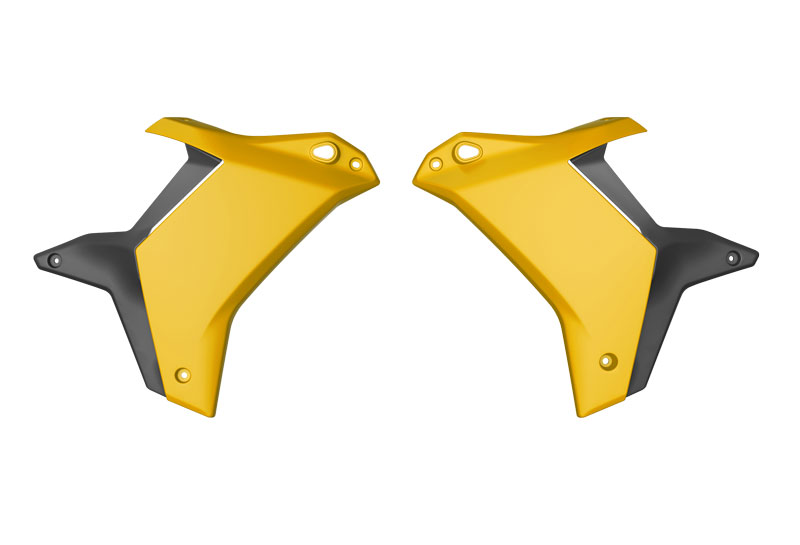 RADIATOR SCOOP YAMAHA TENER 700 2025 R-TECH R-CVT7GYNR025 YELLOW image 1