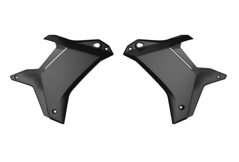 RADIATOR SCOOP YAMAHA TENER 700 2025 R-TECH R-CVT7NR00025 BLACK image 1
