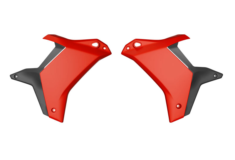 RADIATOR SCOOP YAMAHA TENER 700 2025 R-TECH R-CVT7RSNR025 RED image 1
