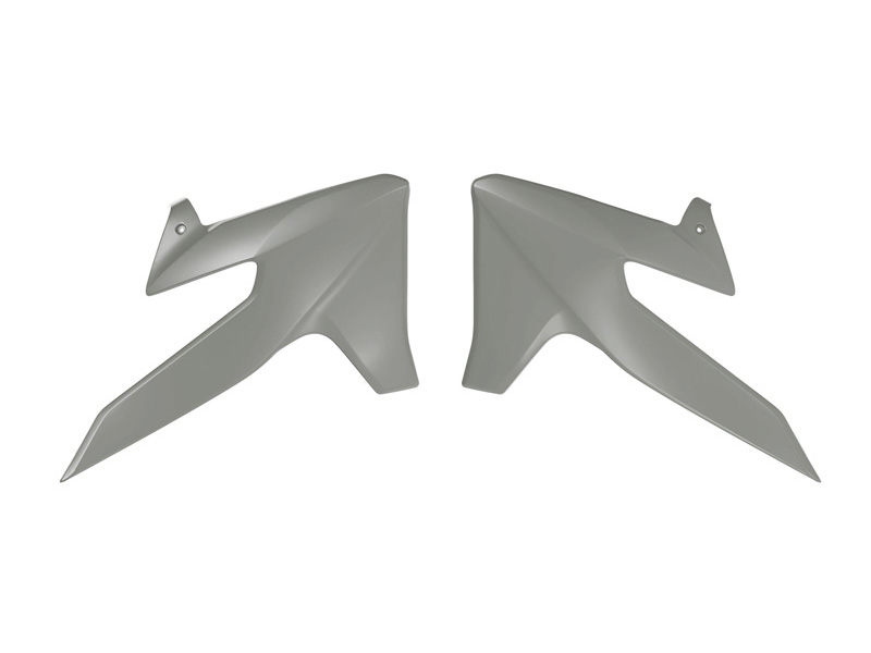 RADIATOR SCOOP TRIUMPH TF 250 450 R-TECH R-CVTRIGR0025 GREY image 1