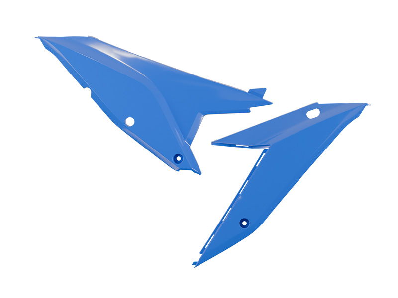 SIDE PANESL BETA RX 300-450 2024-2025 BLUE RTECH R-FIBETBL0024 image 1