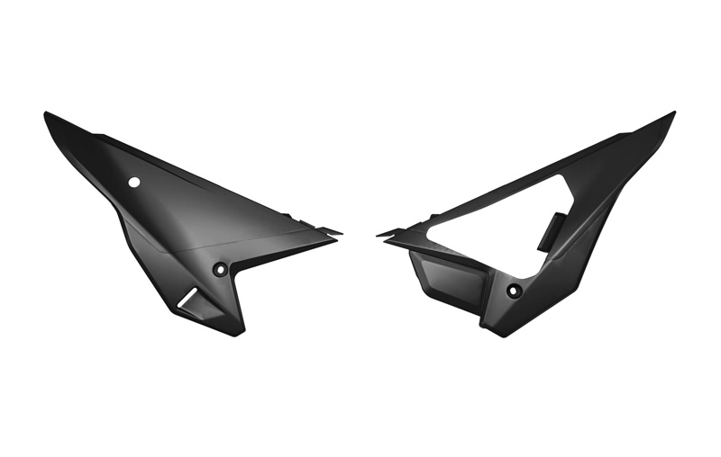 SIDE PANELS HONDA CRF 250 450 2025 R-TECH BLACK REVOLUTION R-FICRFNR0026 image 1