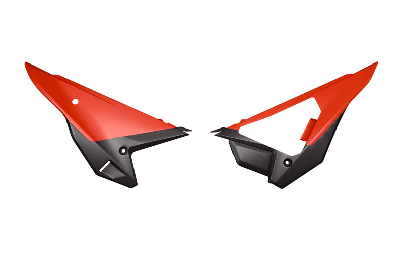 SIDE PANELS HONDA CRF 250 450 2025 R-TECH RED BLACK REVOLUTION R-FICRFRSNR26 image 1