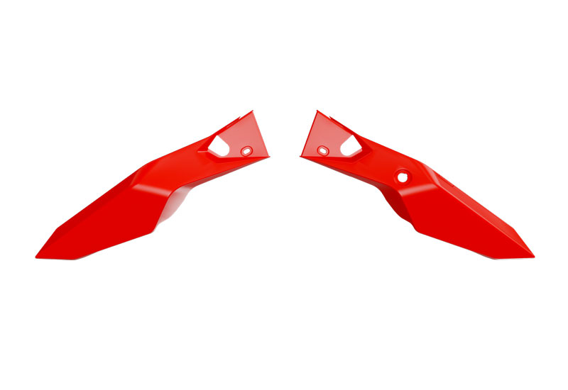 REAR NUMBER PLATE SIDE PANELS KOVE 800 2025 R-TECH R-FIKOVRS0025 RED image 1