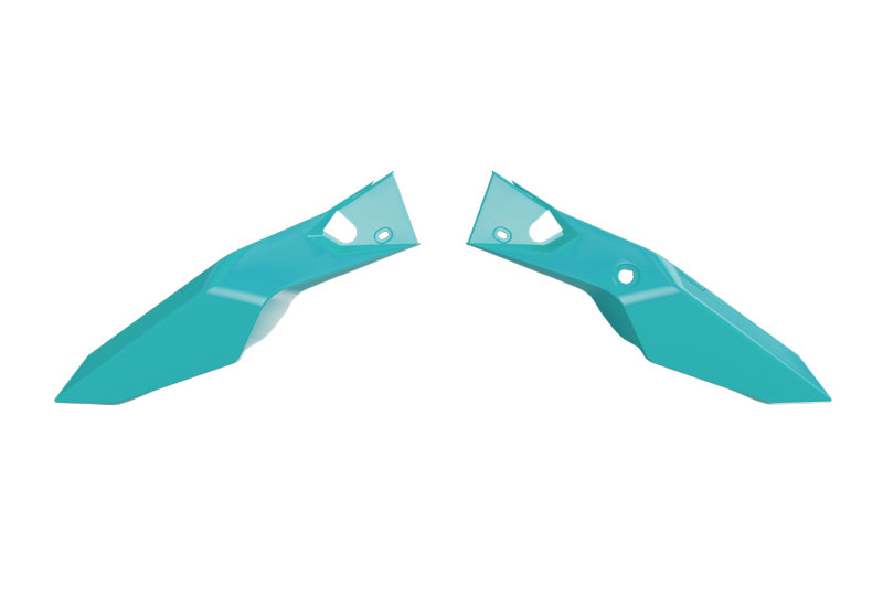 REAR NUMBER PLATE SIDE PANELS KOVE 800 2025 R-TECH R-FIKOVVA0025 AQUAMARINE GREEN image 1
