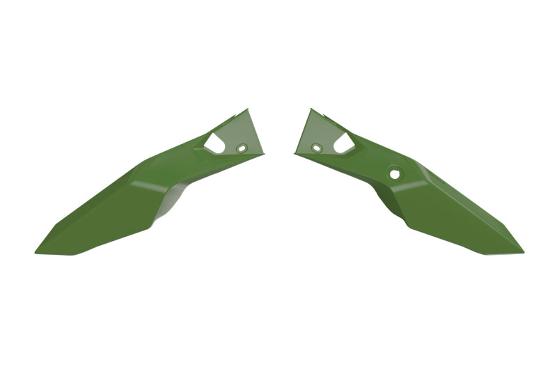 REAR NUMBER PLATE SIDE PANELS KOVE 800 2025 R-TECH R-FIKOVVN0025 NAVY GREEN image 1