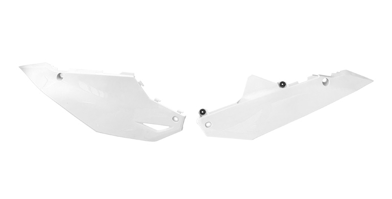 SIDE PANELS KAWASAKI KX 450 2024-2025 WHITE, R-TECH R-FIKXFBN0024 image 1
