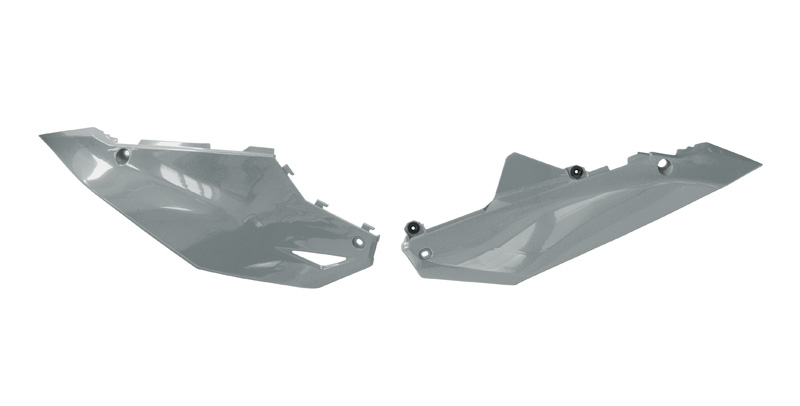 SIDE PANELS KAWASAKI KX 450 2024-2025 QUANTUM GREY, R-TECH R-FIKXFGR0024 image 1
