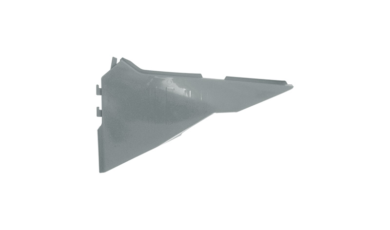 LEFT AIRBOX PANEL KAWASAKI KX 450 2024-2025 QUANTUM GREY, R-TECH R-FIKXFGRSX24 image 1