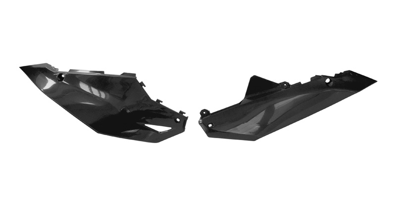 SIDE PANELS KAWASAKI KX 450 2024-2025 BLACK, R-TECH R-FIKXFNR0024 image 1
