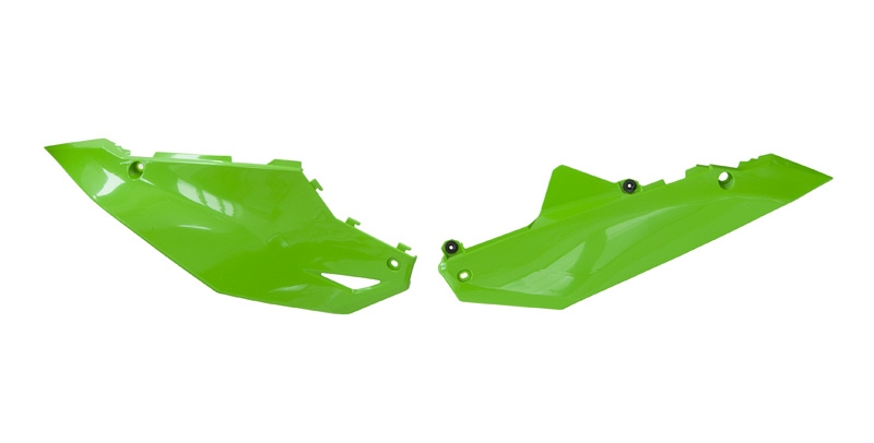 SIDE PANELS KAWASAKI KX 450 2024-2025 GREEN, R-TECH R-FIKXFVE0024 image 1