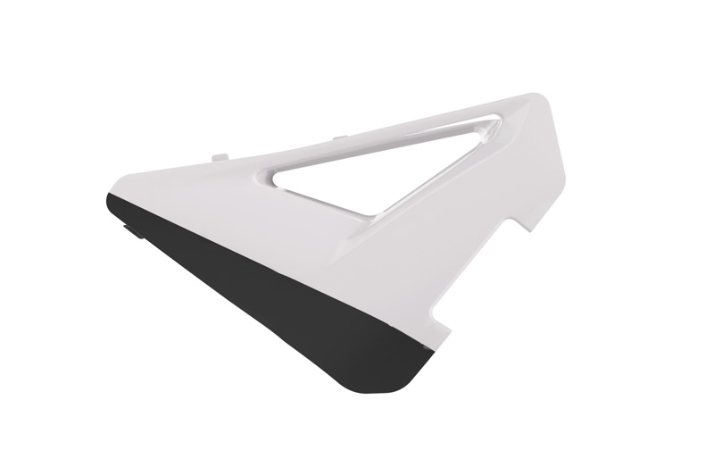 AIR BOX COVER HONDA CRF 250 450 2025 R-TECH WHITE BLACK REVOLUTION R-FILCRFBNNR26 image 1
