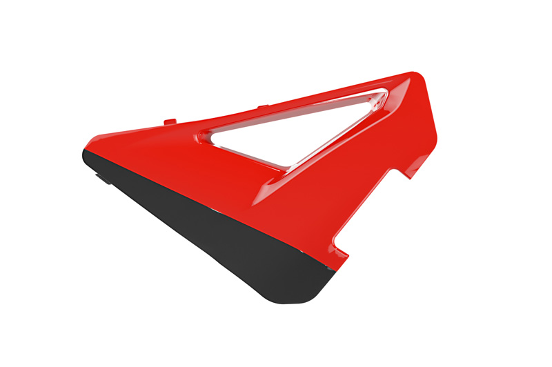 AIR BOX COVER HONDA CRF 250 450 2025 R-TECH RED BLACK REVOLUTION R-FILCRFRSNR26 image 1