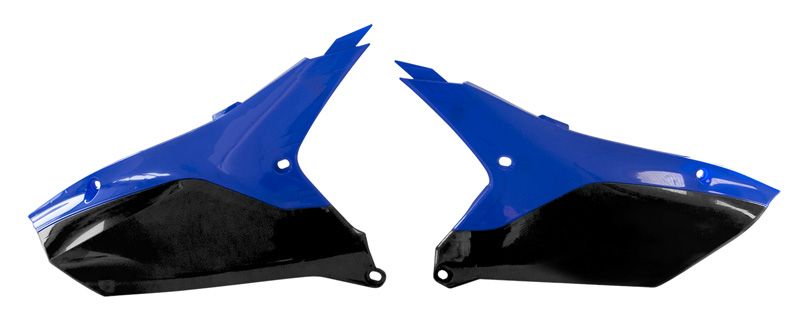 SIDE PANELS 2023-2025 YZ450F YAMAHA BLUE/BLACK, RTECH R-FIYZFBLNR23 image 1