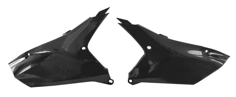SIDE PANELS 2023-2025 YZ450F YAMAHA BLACK, RTECH R-FIYZFNR0023 image 1