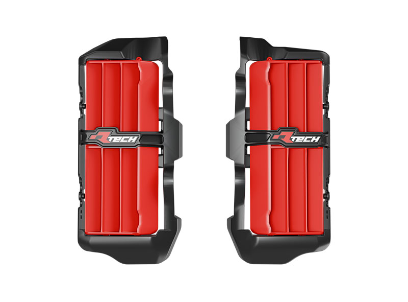 RADIATOR LOUVERS OVERSIZED BETA 2025 R-TECH R-GRBETNRRS25 RED image 1