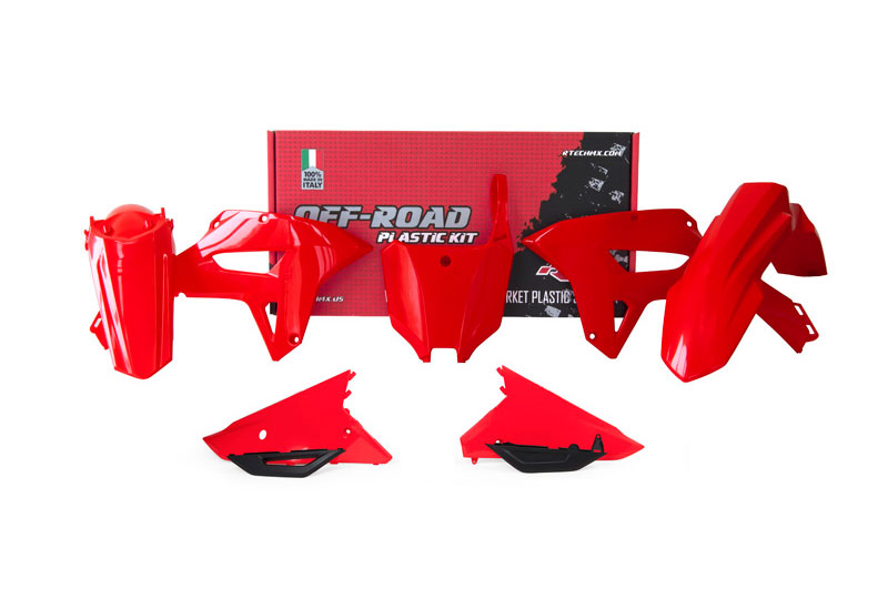 PLASTIC KIT/6 CRF450RX 2021-23, RTECH R-KITCRF-RS0-591 OEM image 1