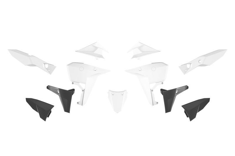 PLASTIC KIT KOVE 800 2025 R-TECH R-KITKOV-BN1-025 WHITE & BLACK image 1