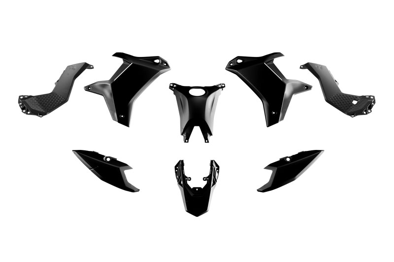 PLASTIC KIT YAMAHA TENERE 700 2025 R-TECH R-KITT70-NR0-025 BLACK image 1