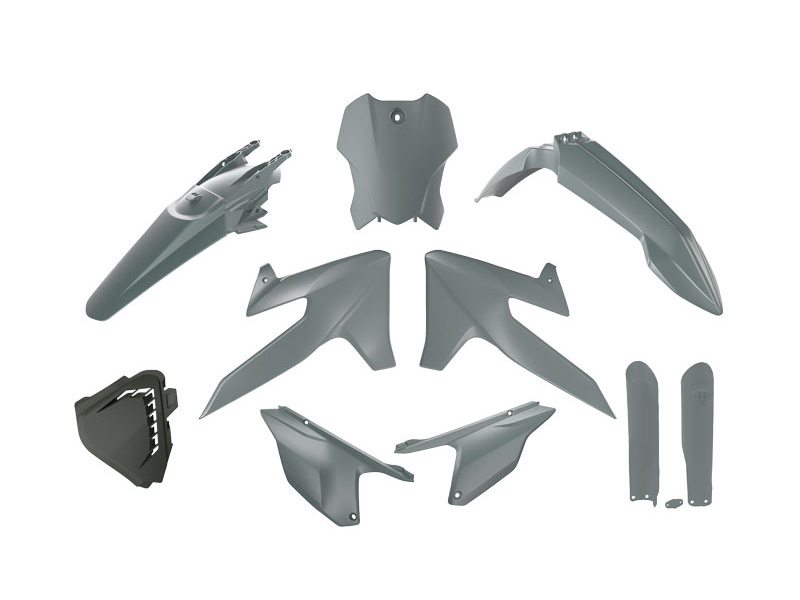 PLASTIC KIT TRIUMPH TF 250 450 R-TECH R-KITTRI-GR0-025 GREY image 1