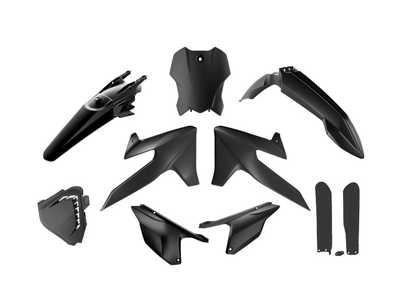 PLASTIC KIT TRIUMPH TF 250 450 R-TECH R-KITTRI-NR0-025 BLACK image 1