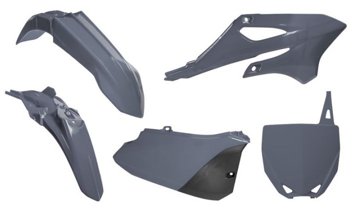 PLASTIC KIT/5 2022-25 YZ85 QUANTUM GREY, RTECH R-KITYZ0-GR0-085 image 1