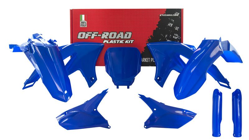 PLASTIC KIT/6 BLUE, 2023-2025 YZ450F, RTECH R-KITYZF-BL0-723, OEM 2023 image 1