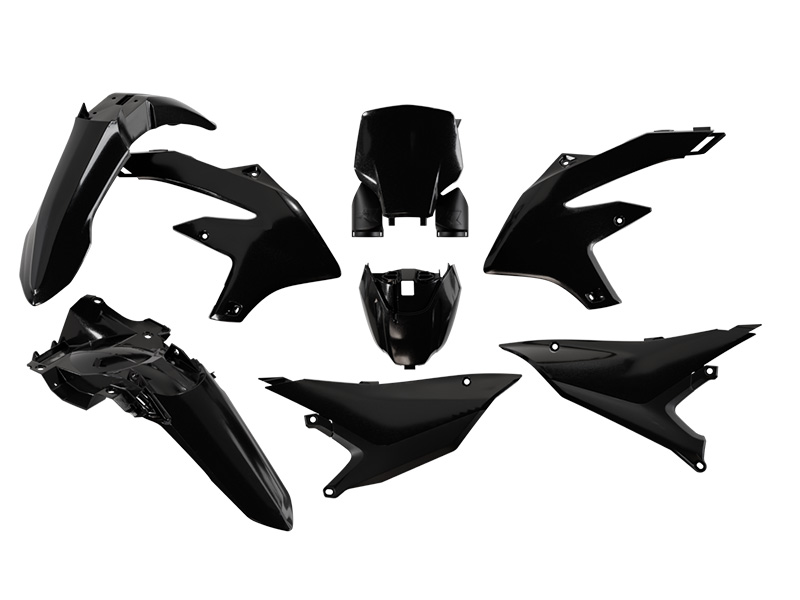 PLASTIC KIT/6 2026 YAMAHA YZ450F, BLACK, RTECH R-KITYZF-NR0-626 image 1