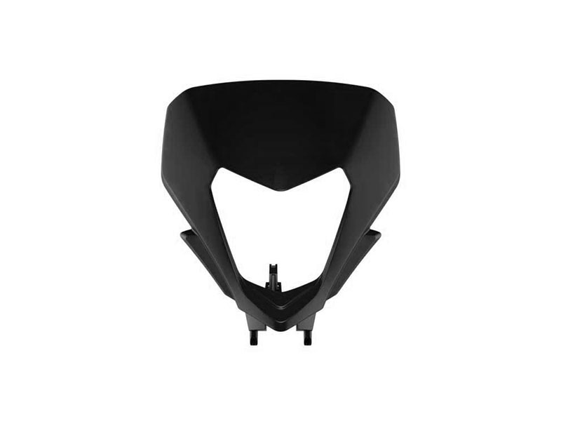 FRONT HEADLIGHT SURROUND SHERCO 2025 R-TECH R-MASKSHENR25 BLACK image 1