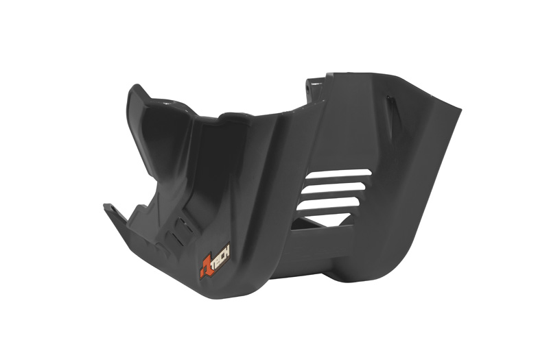 PLASTIC SKID PLATE BLACK, KTM 250/350/450 SX-F 2023-24, RTECH R-PMKTMNR4523, PLASTIC ENGINE COVER image 1