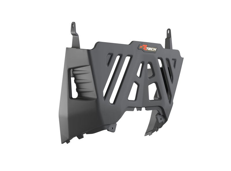 UPPER PLASTIC SKID PLATE YAMAHA T7 2025, RTECH R-PMT7NR0UP25, PLASTIC ENGINE COVER BLACK image 1