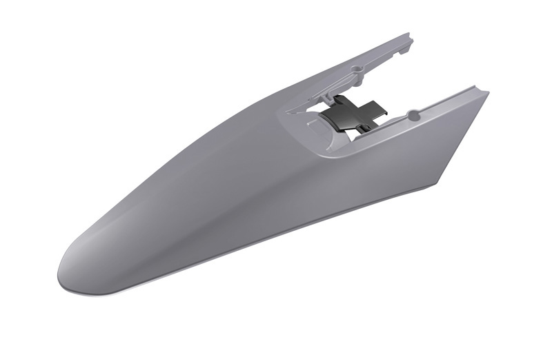 REAR FENDER GASGAS EC, ECF 2024-2025 QUANTUM GREY, R-TECH R-PPGASGR0024 image 1