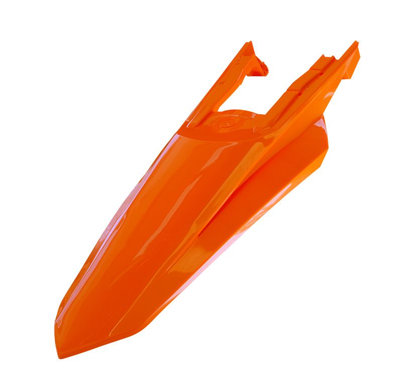 REAR FENDER 2023-25 SX/SX-F KTM NEON ORANGE, RTECH R-PPKTMAN0023 image 1