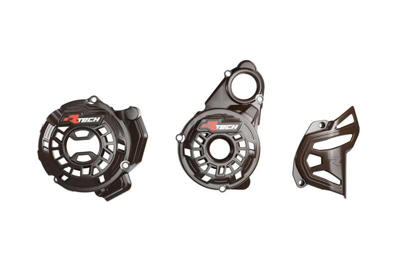 ENGINE CASE PROTECTORS KOVE 800 RALLY, RTECH R-PRMKOVNR025 image 1