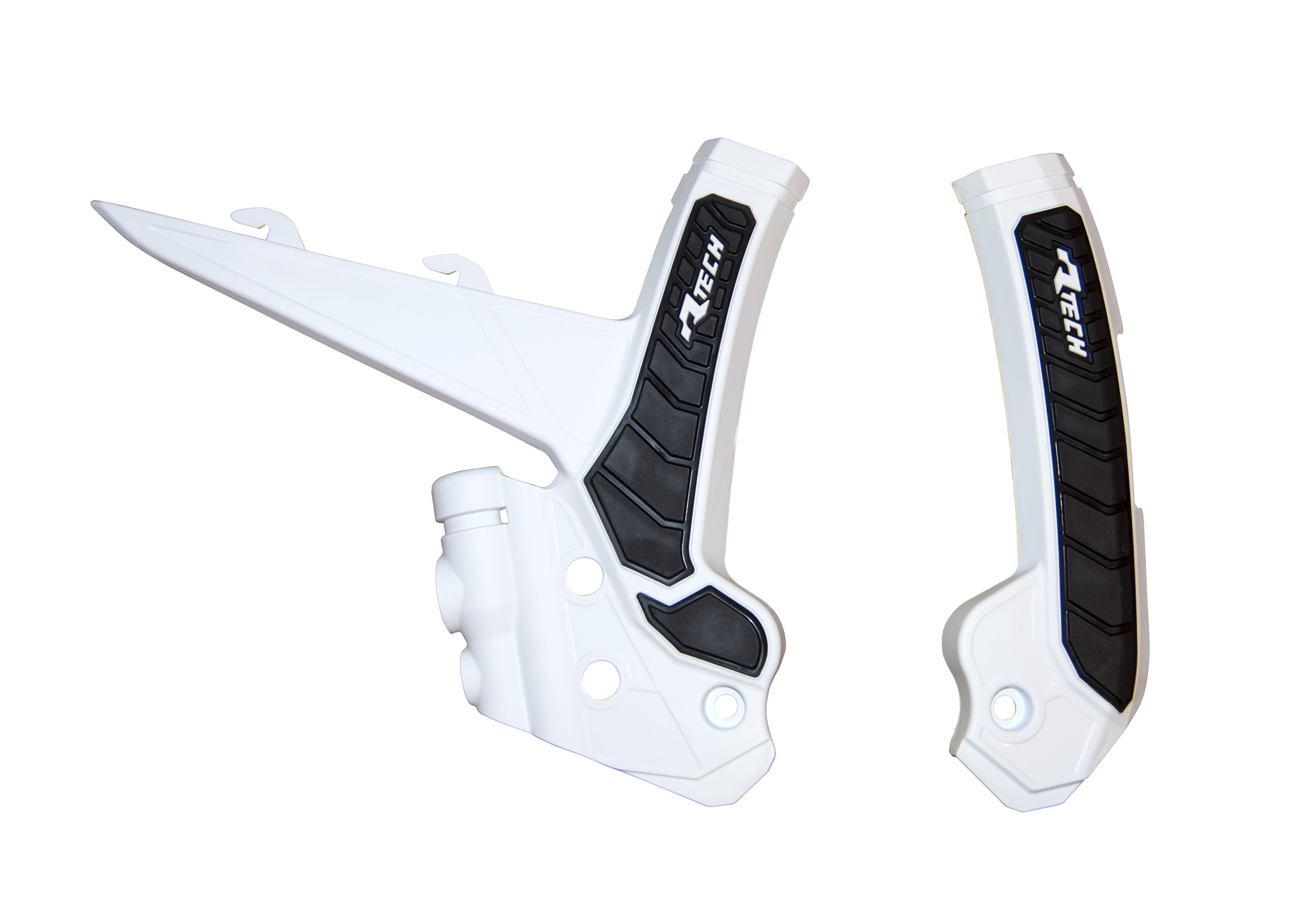 GRIPPY FRAME GUARD GASGAS 2024-2025 WHITE/BLACK, R-TECH R-PRTGASBNNR1 image 1