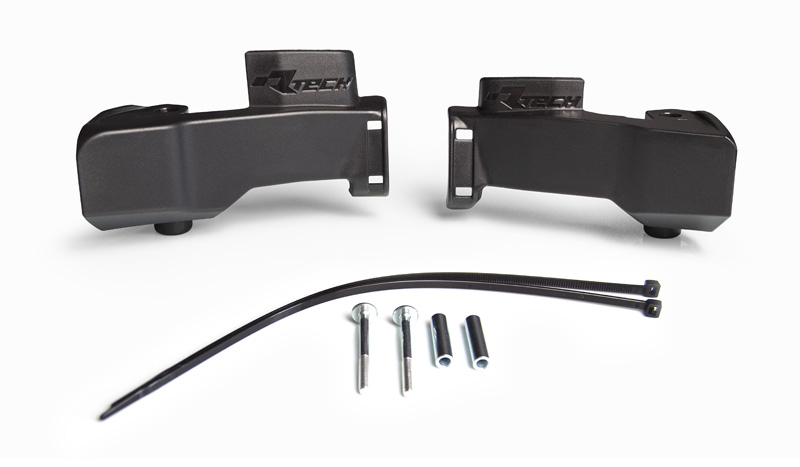 BRAKTEC MASTER CYLINDER PROTECTOR GUARDS BLACK RTECH R-PRTPUMPNR01 image 1