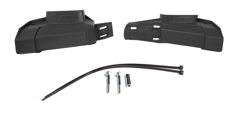 BREMBO MASTER CYLINDER PROTECTOR GUARDS BLACK RTECH R-PRTPUMPNR06 image 1