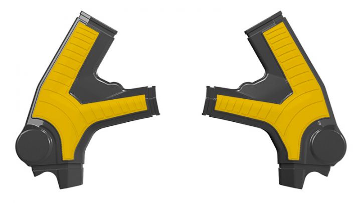 GRIPPY FRAME GUARD SURRON ULTRA BEE 2023-24 YELLOW/BLACK, R-TECH R-PRTSURNRGI4 image 1